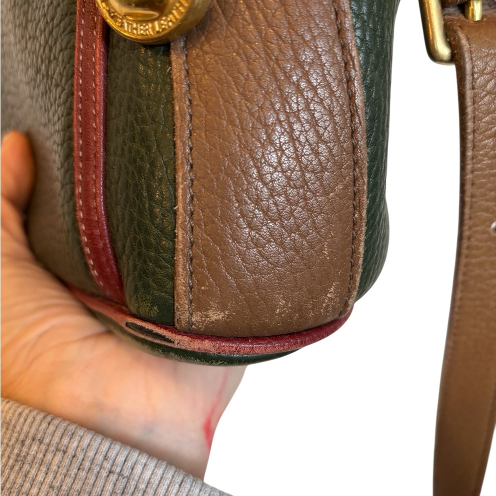 Dooney & Bourke Vintage Teton Leather Old West Trail Ride Saddle Bag. - Picture 5 of 7